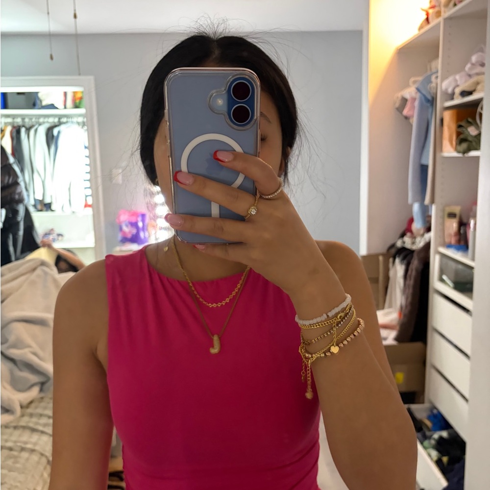 Pink Muscle Tee for Women